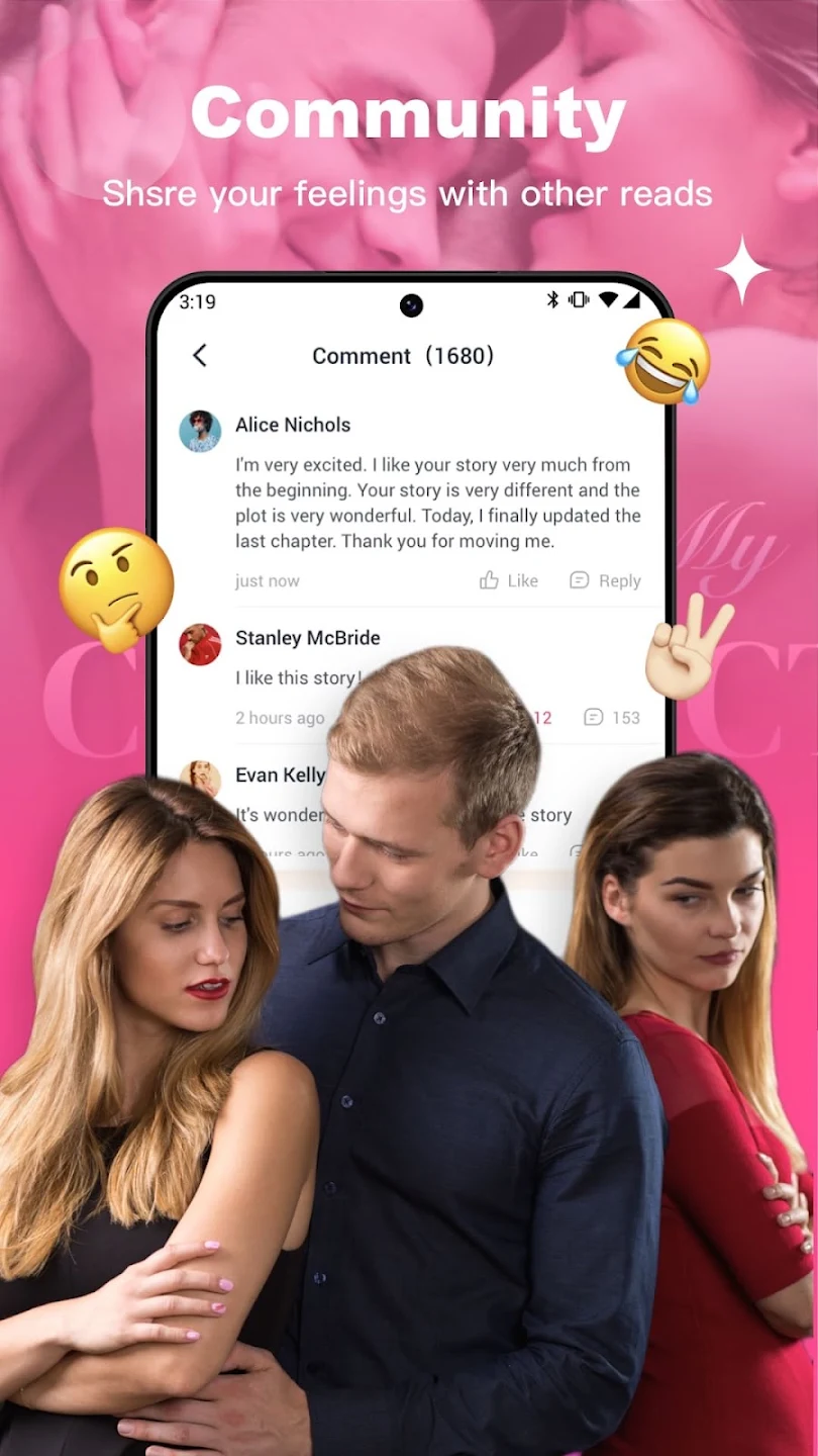 Magfic reading community and comments